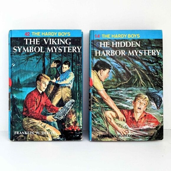 Vintage Hardy Boys Book Set Lot Boys Room Decor - Picture 5 of 9